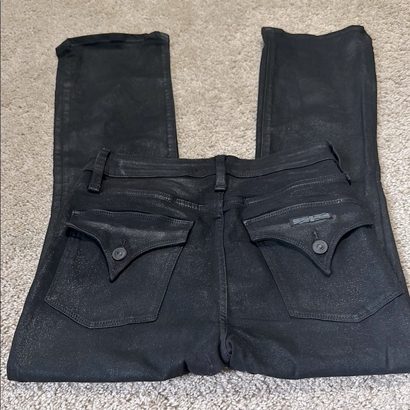 Hudson Holly Bootcut Black Shimmer Jeans Size 26 - Picture 1 of 8
